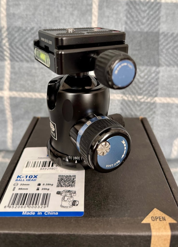 SIRUI K-10X BALL HEAD WITH TY-50 PLATE