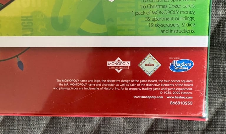 Monopoly Elf Board Game