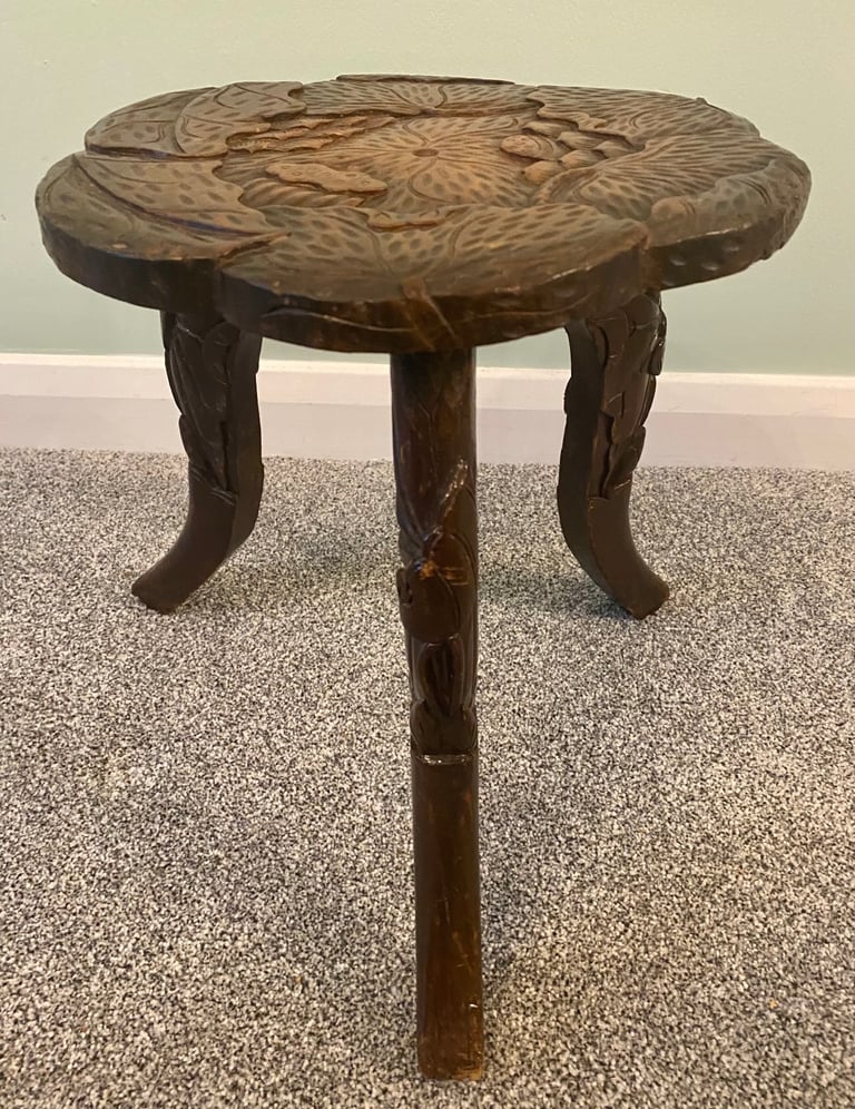 LIBERTY LONDON ANTIQUE JAPANESE STOOL / TABLE / LAMP / PLANT STAND ETC 