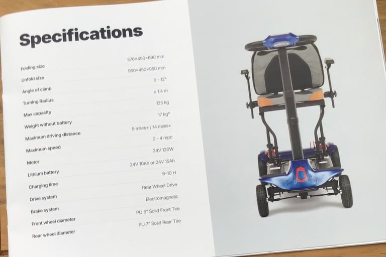 MuickSandy Mobility Scooter.