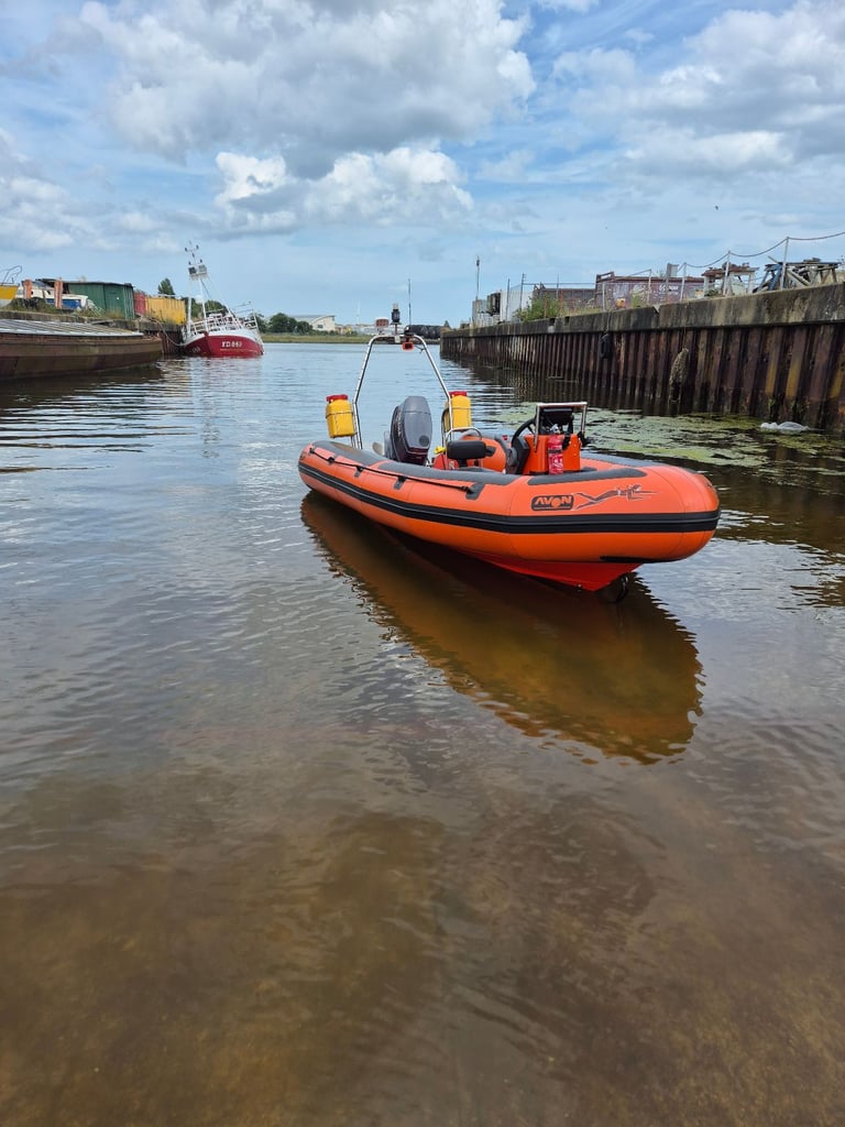 RIB boat. Avon SR 4.7m