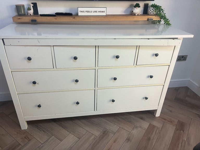 image for ikea hemnes white drawers