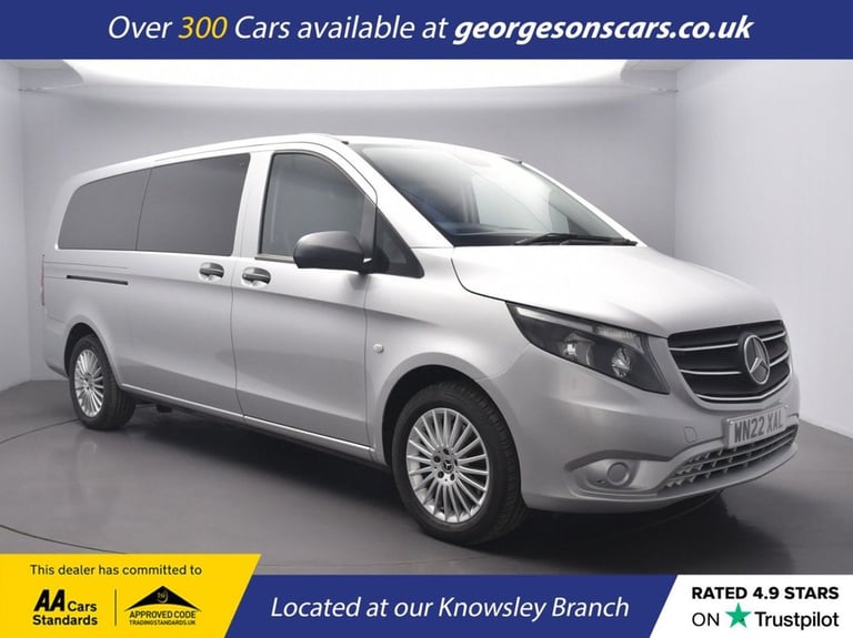 2022 Mercedes-Benz Vito 2.0 114 CDI SELECT Tourer Double Cab 5dr Diesel G-Tronic RWD L3 Euro 6 (s...