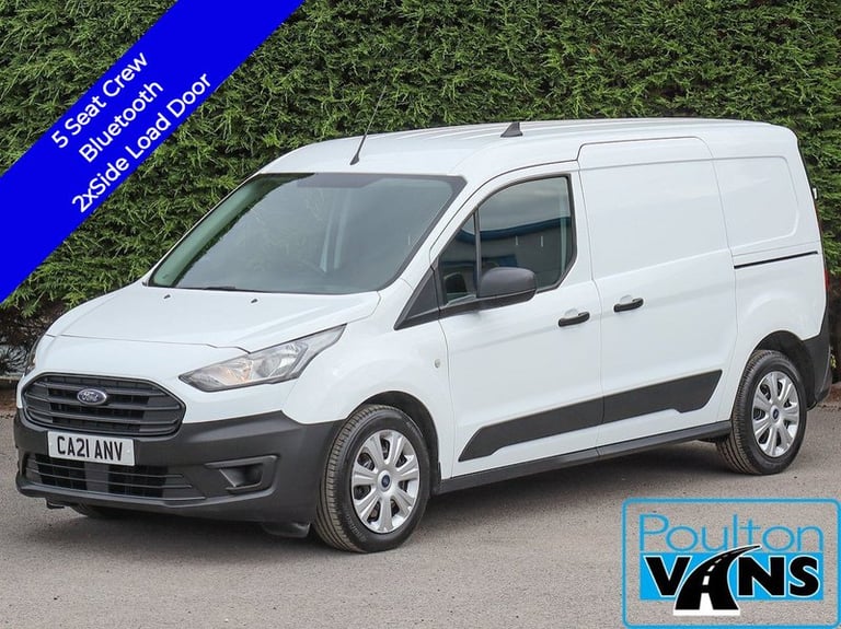 image for  Ford Transit Connect 230 1.5TDCi, 100ps, L2 LWB 5 Seat Crew Van, Air Con, 6 Speed, Bluetooth, DA...