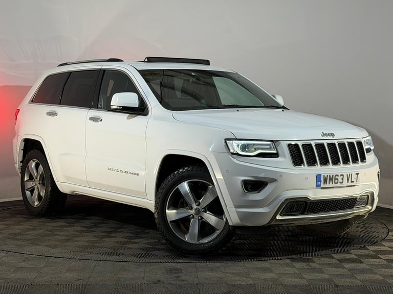 image for WHITE 2013 63 JEEP GRAND CHEROKEE OVERLAND CRD 3.0 DIESEL V6 AUTOMATIC 4WD SUV
