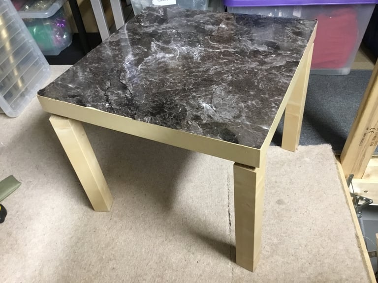 image for Light Wood Square Coffee Table with removable legs 