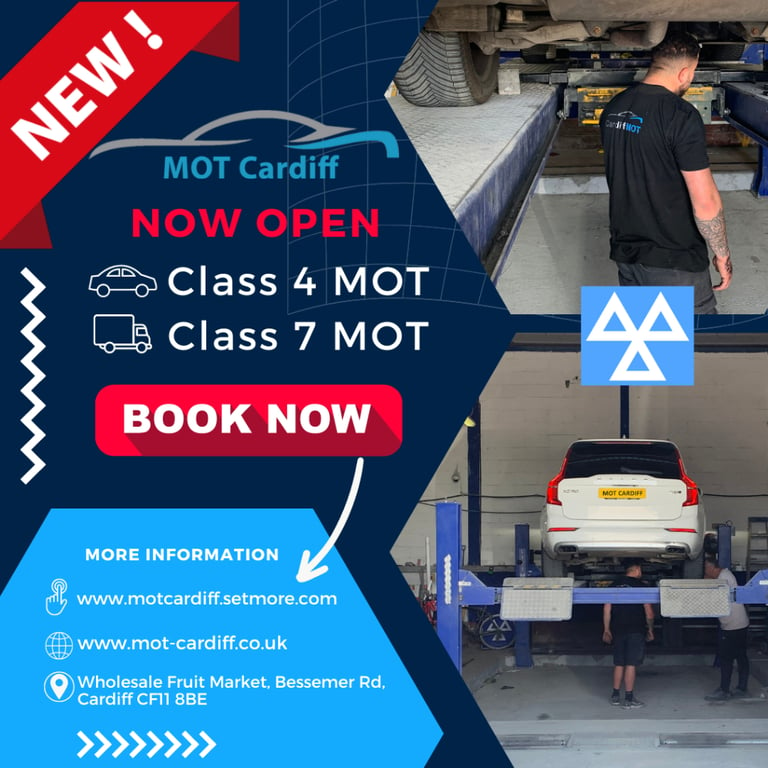 New MOT Centre Cardiff