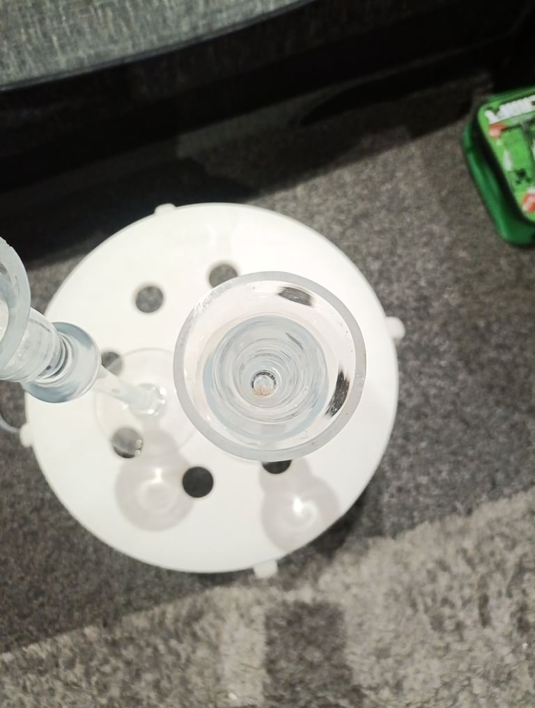 Glass Candle Stick Holder Set of 2 300mm