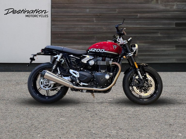 2025 Triumph Bonneville Speed Twin 1200 STANDARD COLOUR Petrol black 6 Speed