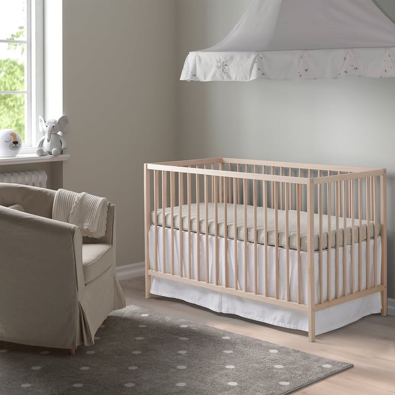 Baby cot bed - beech 