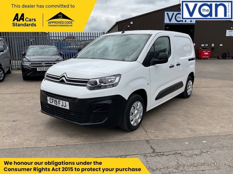 2019 Citroen Berlingo 1.6 BlueHDi 650 X M Panel Van 5dr Diesel Manual SWB Euro 6 (75 ps) with Ele...