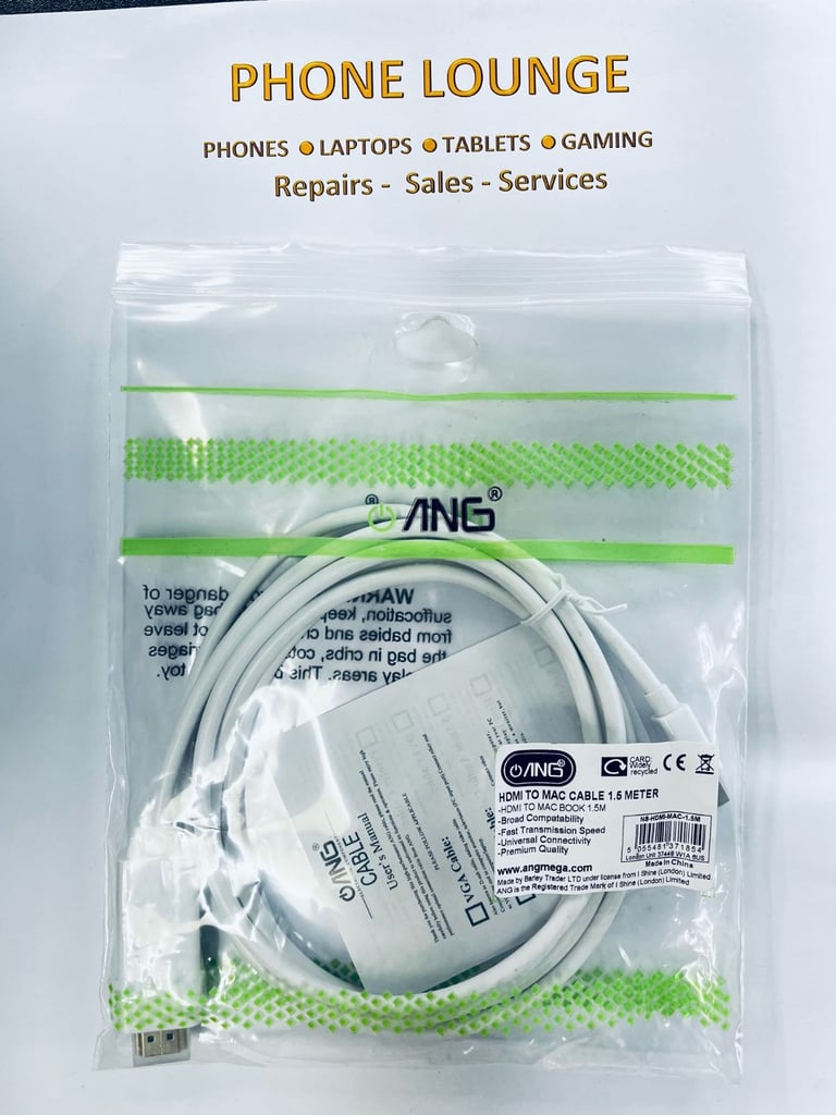 image for ANG HDMI to Macbook Cable 1.5m