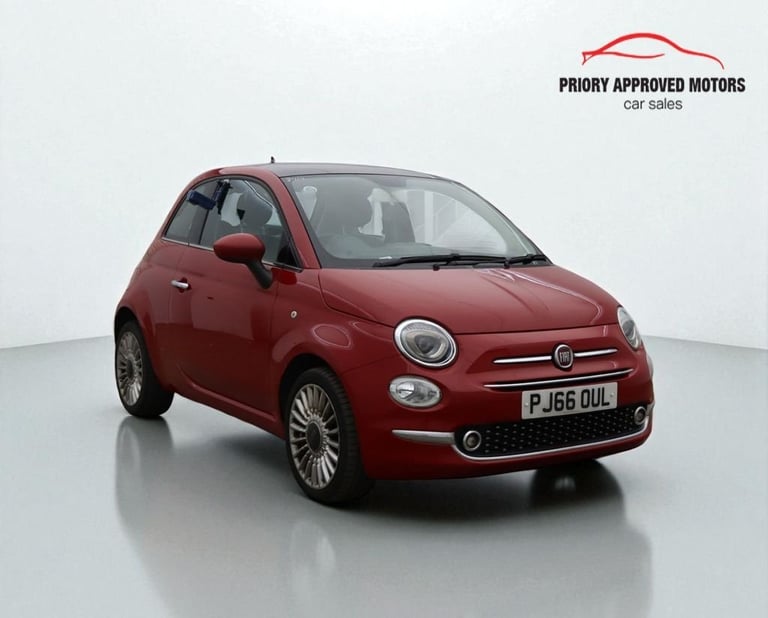 2016 Fiat 500 1.2 Lounge 3dr HATCHBACK PETROL Manual