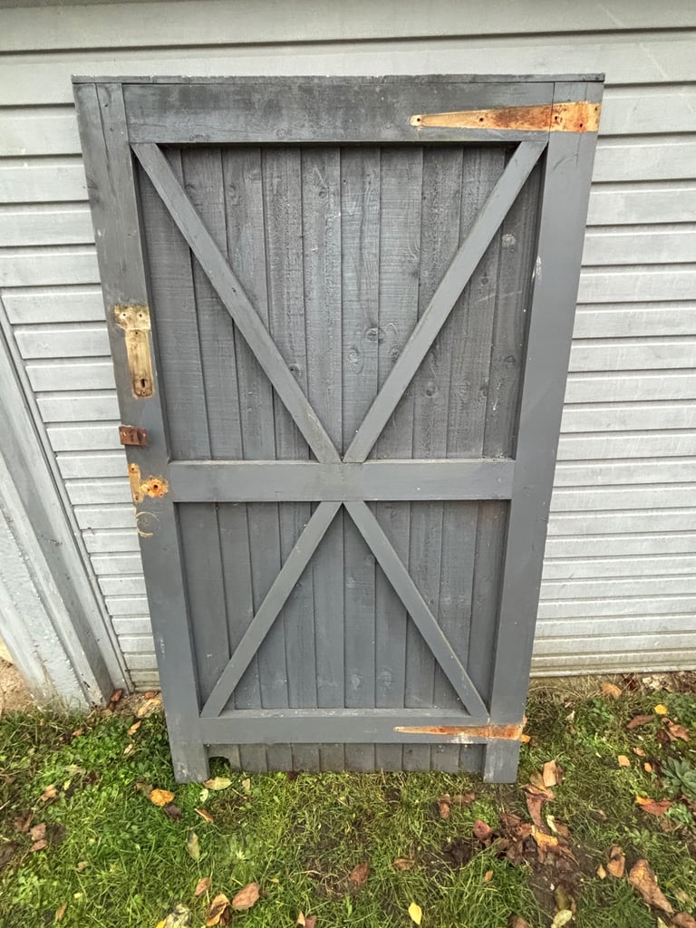 Side gate, shed door 1760mm high, 1000mm wide, 45mm thick