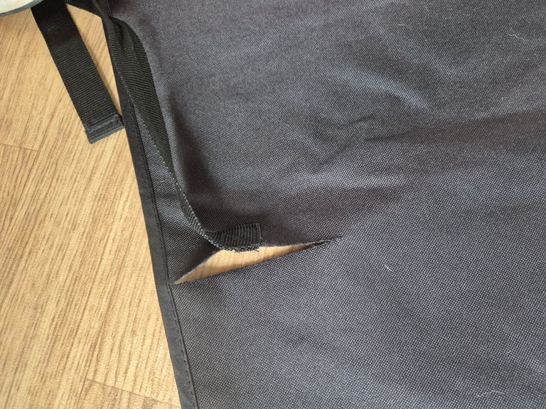 Black washable pet car seat protector