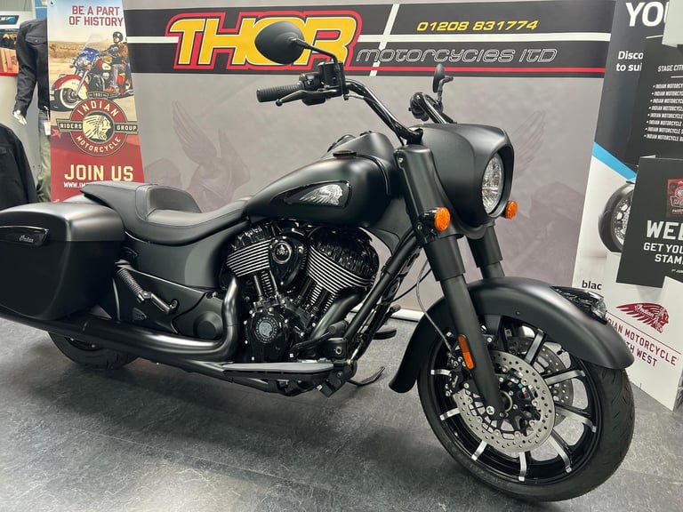 Indian SPRINGFIELD DARKHORSE NEW 1890cc BAGGER IN STOCK £1000 OFF £21895 