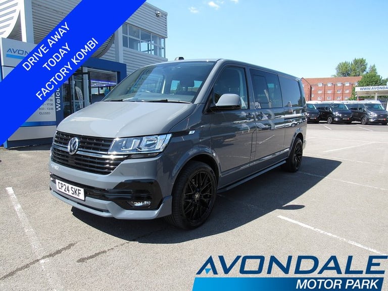 2024 Volkswagen Transporter TDI T32 Highline LWB DSG AUTOMATIC KOMBI 5 SEAT SPORTLINE STYLED VAN ...