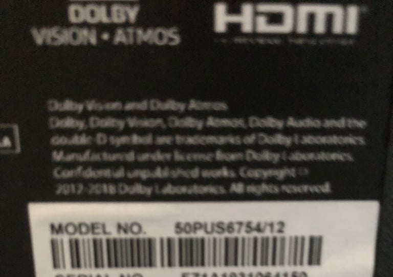 Philips 50PUS6754/12 50 Inch 4K Ultra HD HDR 