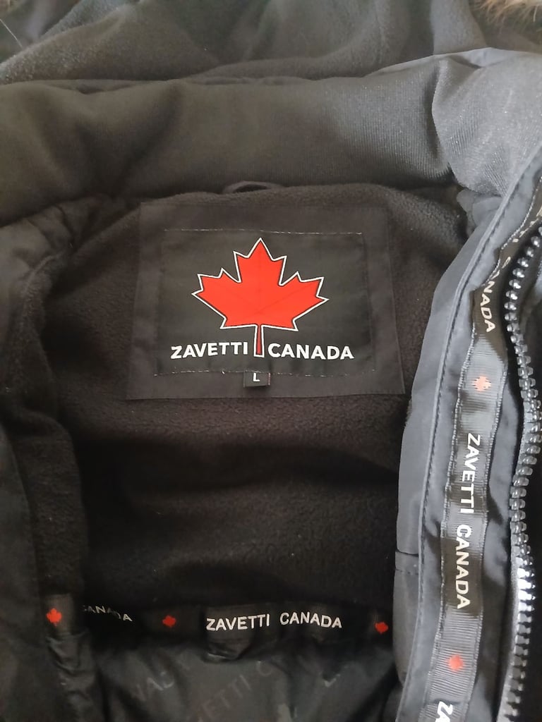 Zavetti Canada Womens Hooded Bomber Jacket.
