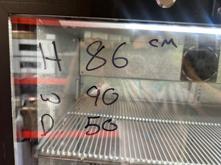 Commercial under-counter glass bar fridge for restaurant bar cafe shop 