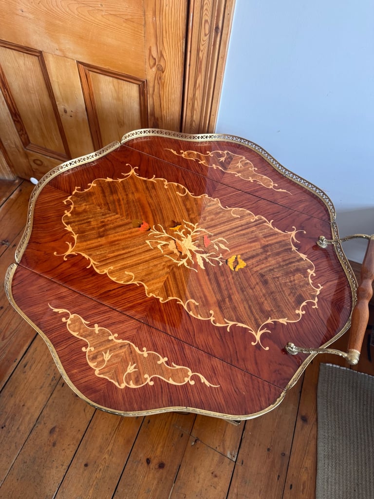 Vintage Italian Bar Cart Drinks Trolley