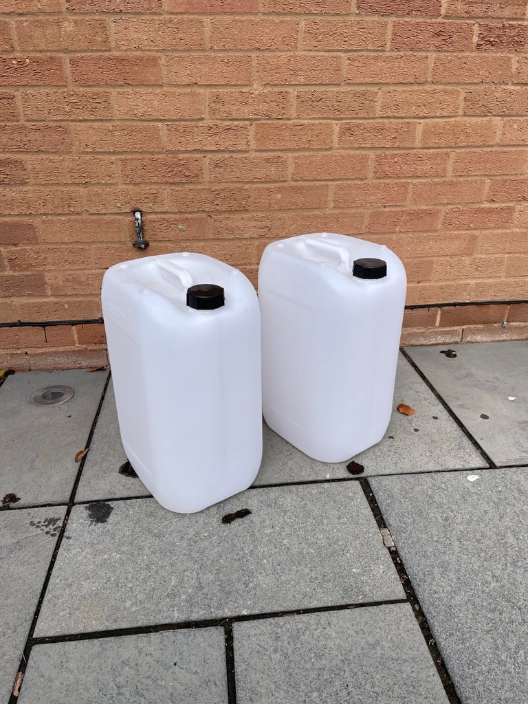 image for 2 x 25L Jerry Cans / Water Containers