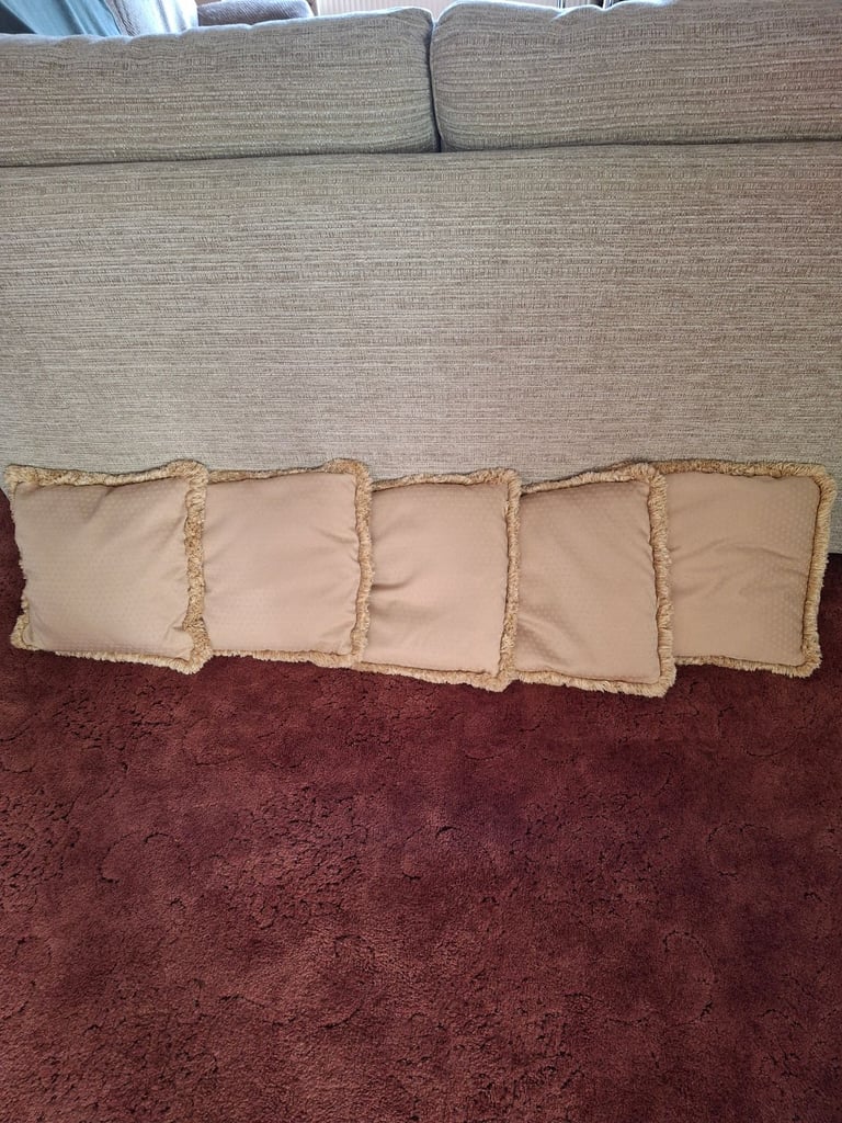 image for SET OF 5 FEATHER SCATTER CUSHIONS.