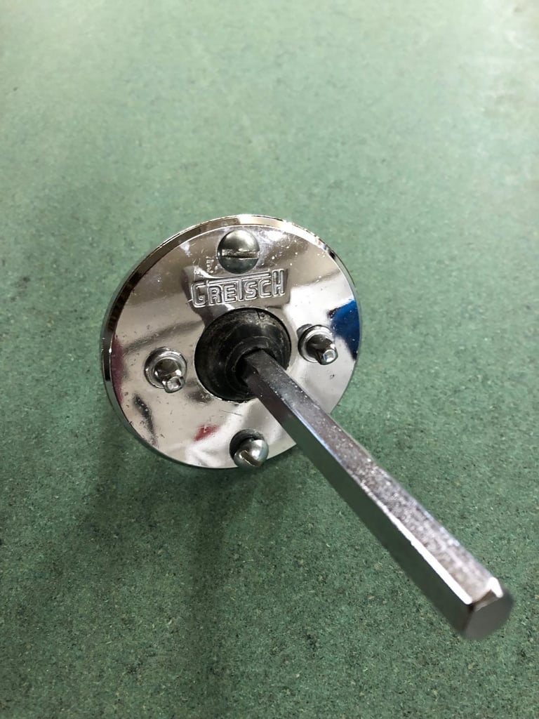 image for GRETSCH vintage tom holder, post, bass drum fitting...