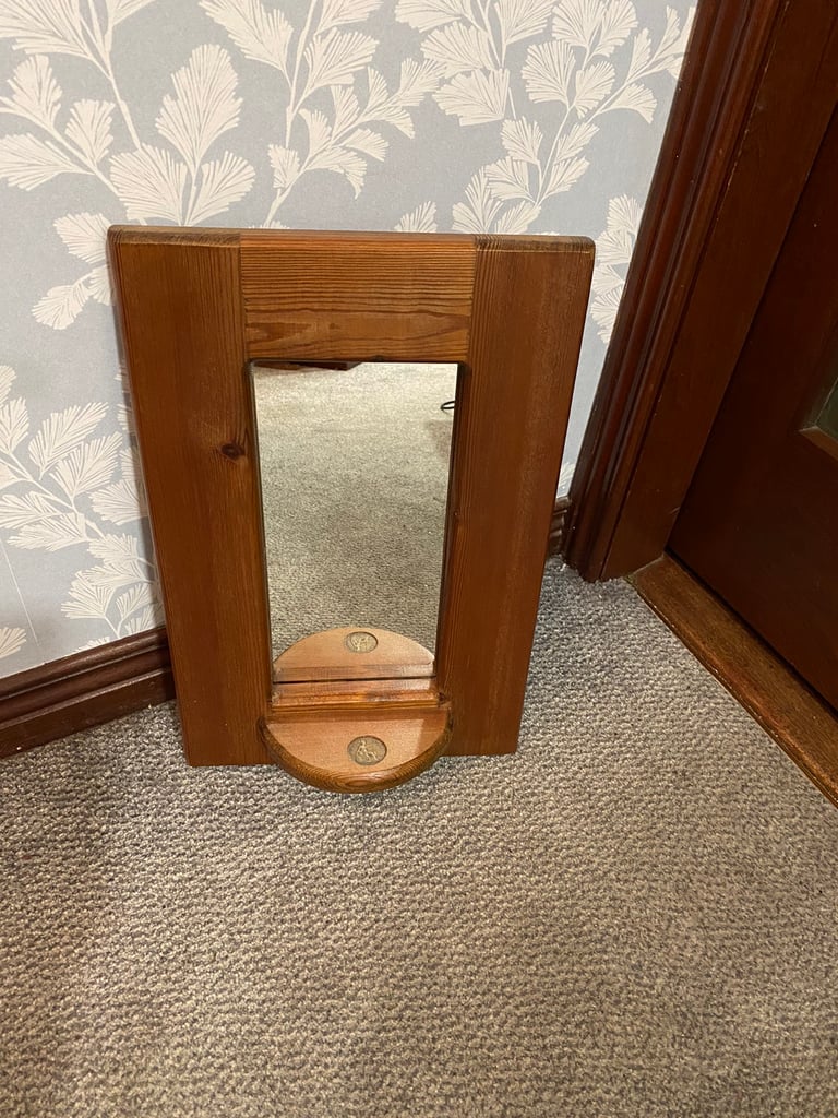 Collectors Chunky Antique Pine Mirror