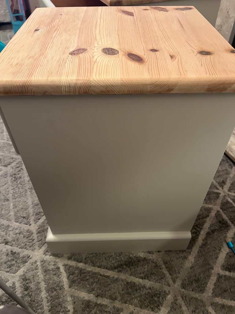 Pine bedside drawers x w 