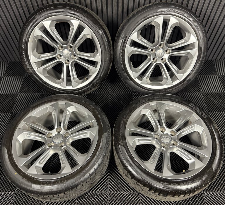image for 19'' GENUINE AUDI Q3 S LINE 5 DOUBLE SPOKE ALLOY WHEELS TYRES ALLOYS