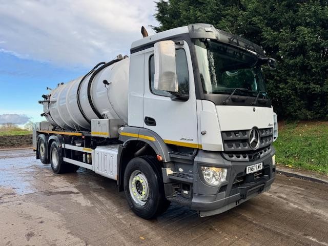 2018 Mercedes Arocs 2533 E6 6X2 VJ Engineering 13,600LTR Vacuum Tanker