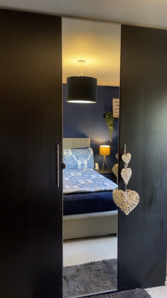 image for Ikea Wardrobe - Black/Brown 