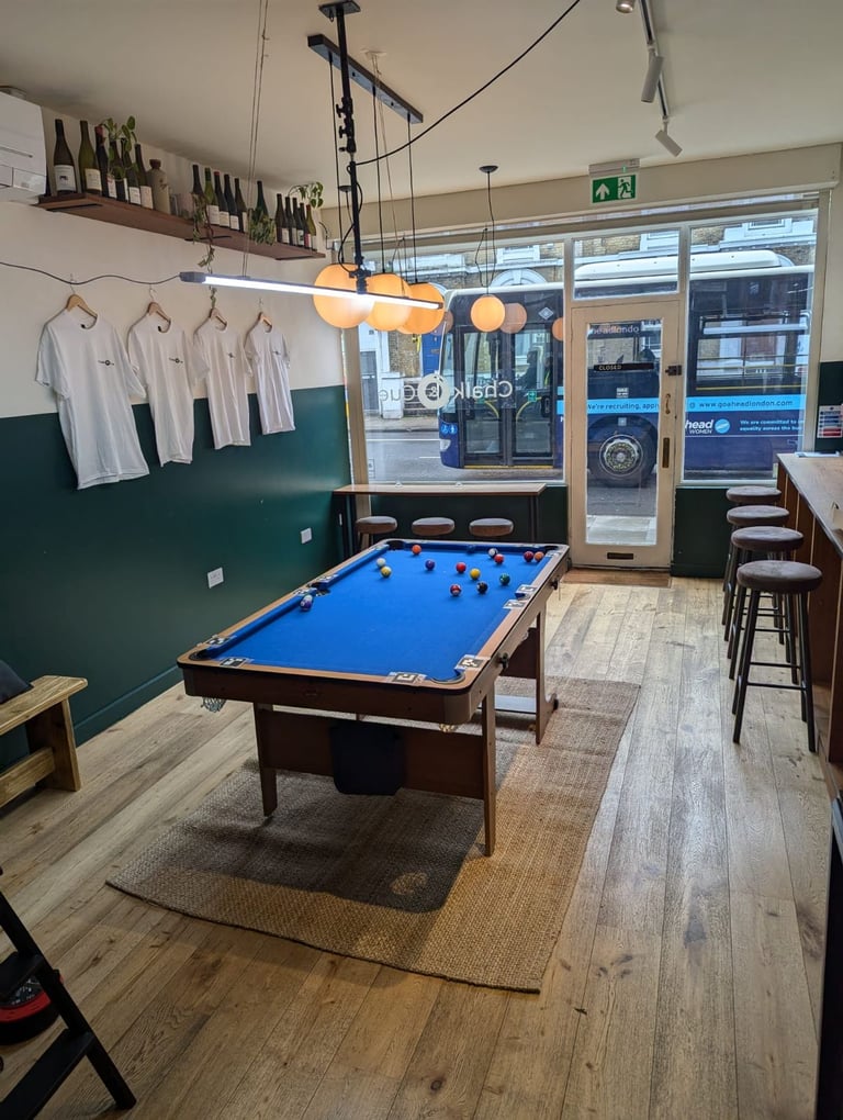 BCE 6ft Folding 2 in 1 Pool Table with Dartboard - Blue Cloth