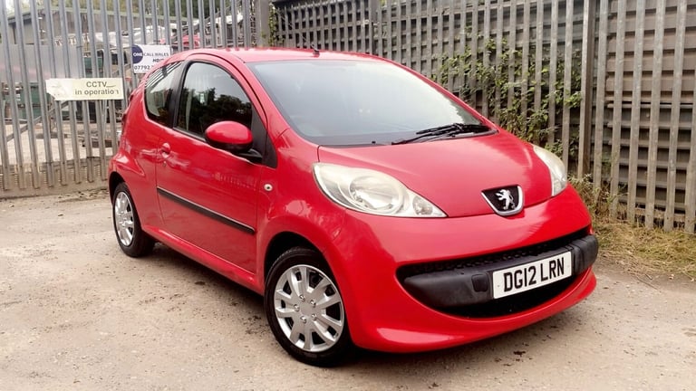 2012 Peugeot 107 1.0 Active 3dr HATCHBACK Petrol Manual