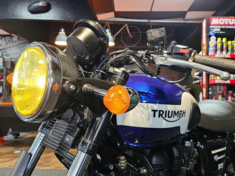 2015/65 TRIUMPH BONNEVILLE NEWCHURCH 865cc EXTRA'S 17,000 MILES