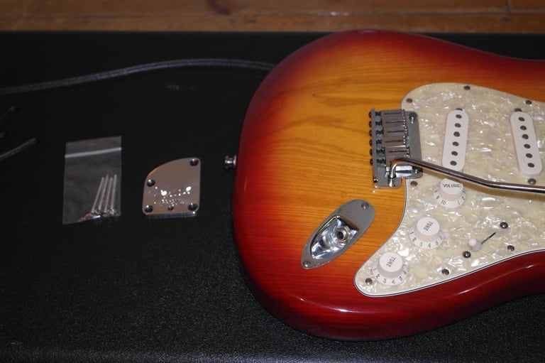 2003 Fender USA Deluxe Stratocaster (no neck) Noiseless pickups, S1 switching 