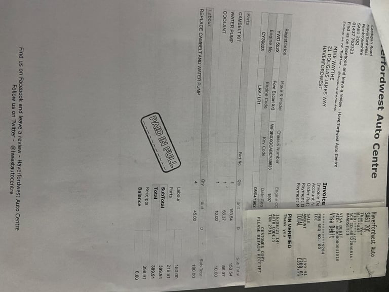  Ford Escort 1.6 XR3 3dr Petrol Manual