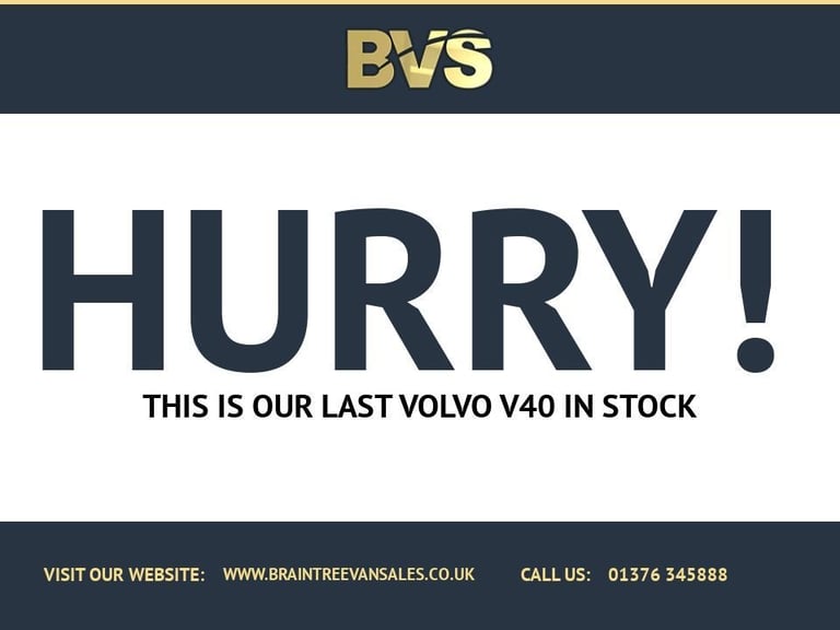 2014 Volvo V40 1.6 D2 SE Lux Nav Hatchback 5dr Diesel Manual Euro 5 (s/s) (115 ps) Hatchback Dies...