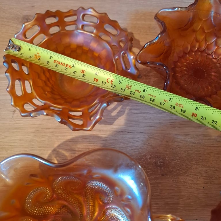 Carnival glass collection