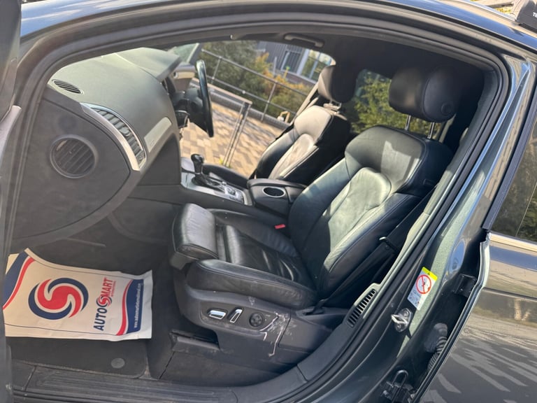 2012 AUDI Q7 3.0 TDI QUATTRO S LINE TIPTRONIC AUTO DIESEL 7 SEATER 5dr GREY 