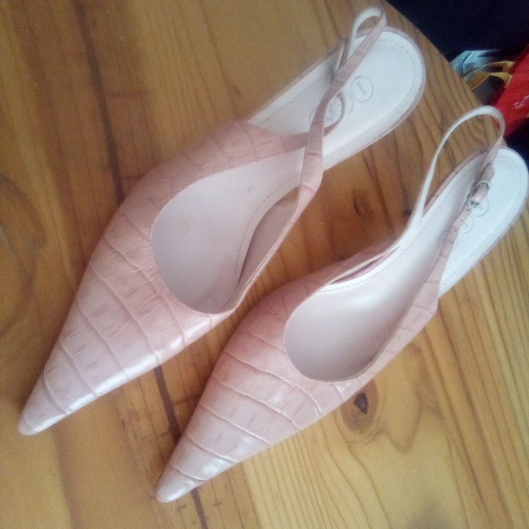 image for Brand new John Lewis leather slingbacks size 39 £8 if gone by Wednesday