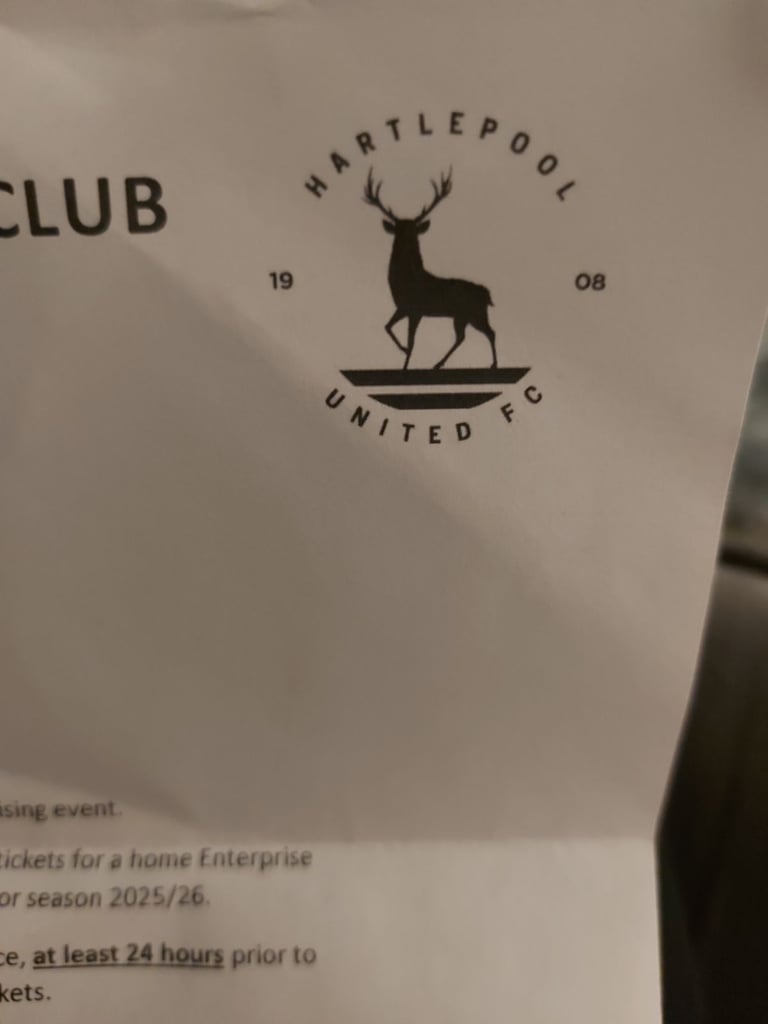 Hartlepool matchday tickets