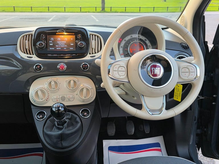 2018 Fiat 500 1.2 Lounge Euro 6 (s/s) 3dr Hatchback Petrol Manual