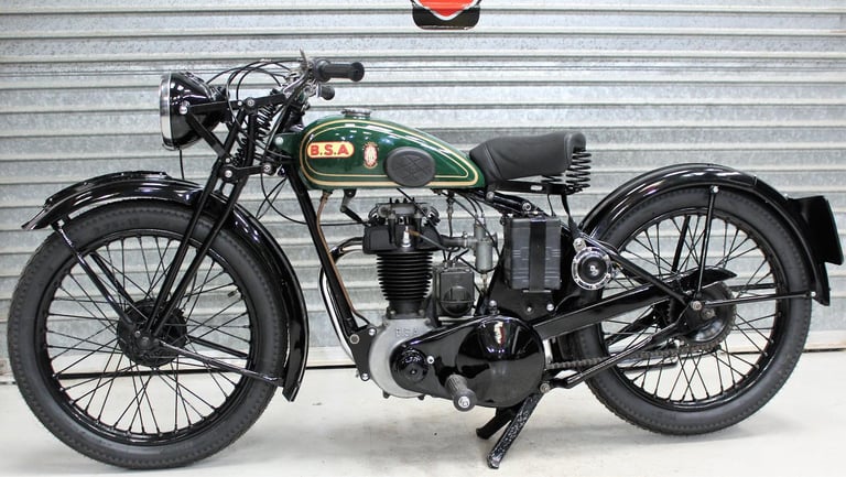 1934 34 BSA B34-2 250 CC HISTORIC CLASSIC BIKE RESTORED VEHICLE RUNS & RIDES