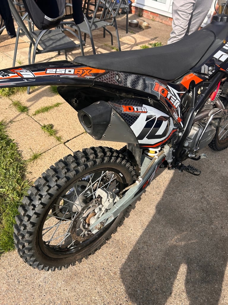10 ten 250 rx motocross 