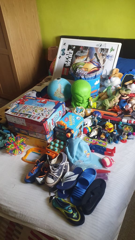 Various boys toys and clothing 
