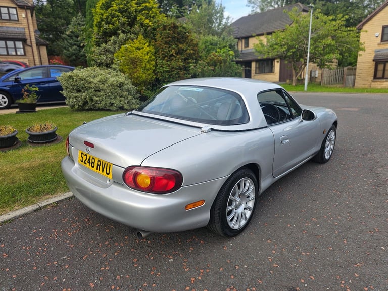 ★MAZDA MX-5 1.8 ★56K MILES! STUNNING EXAMPLE! HARDTOP+SOFTOP+ROLL CAGE, SUNLIGHT SILVER MX5 MK2 NB 