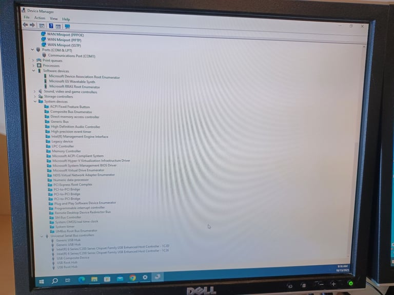 Dell Desktop Computer Dual Screen