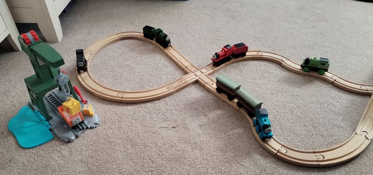 Wooden Train Set with Thomas the Tank Engine, Fairies & Animals